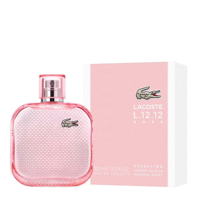 Tualetes ūdens Lacoste L.12.12 Rose Sparkling EDT sievietēm, 100 ml цена и информация | Sieviešu smaržas | 220.lv