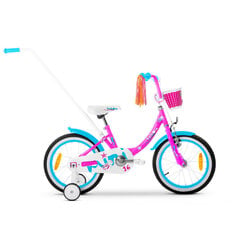 Детский велосипед TABOU Mini, 16&quot; розовый/синий цена и информация | Велосипеды | 220.lv