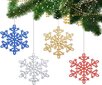 Ziemassvētku rotājumi Diko, 32 sniegpārslas цена и информация | Ziemassvētku dekorācijas | 220.lv