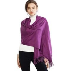 Тёплый женский шарф-шаль Ladiery, фиолетовый цена и информация | <p>Тапочки женские</p>
 | 220.lv