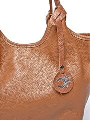 Carla Ferreri SS24 CF 1907 COGNAC кожаная сумка цена и информация | Женские сумки | 220.lv