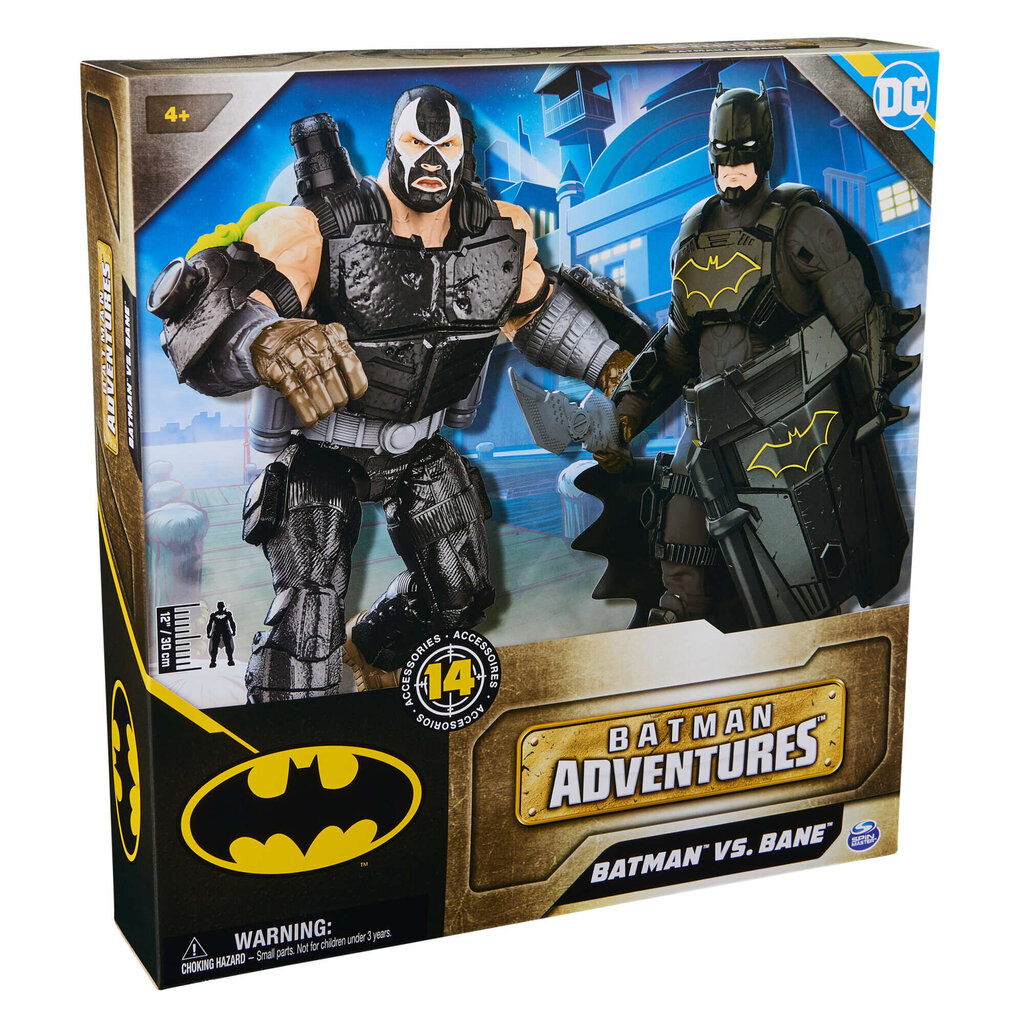 Figūriņu komplekts Spin Master 6069225 20145576, Batman vs. Bane, melns, 2 gab. cena un informācija | Rotaļlietas zēniem | 220.lv