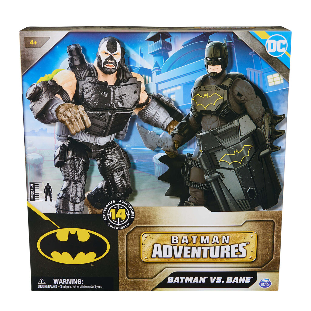 Figūriņu komplekts Spin Master 6069225 20145576, Batman vs. Bane, melns, 2 gab. цена и информация | Rotaļlietas zēniem | 220.lv