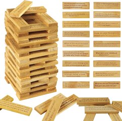 Игра Башня с деревянными палочками Generic, 54 вопроса цена и информация | Настольные игры, головоломки | 220.lv
