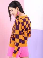 Džemperis sievietēm Pantoneclo PAN2022016, oranžs cena un informācija | Sieviešu džemperi | 220.lv