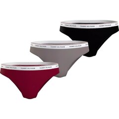 Tommy Hilfiger apakšbikses sievietēm 3 Pack Bikini UW0UW048950R3, dažādas krāsas цена и информация | Трусики | 220.lv