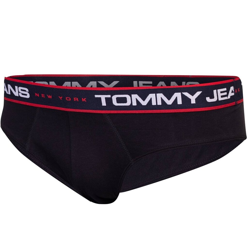 Tommy Hilfiger apakšbikses vīrišiem 3P Brief UM0UM029700R7, melnas, 3 gab. cena un informācija | Vīriešu apakšbikses | 220.lv