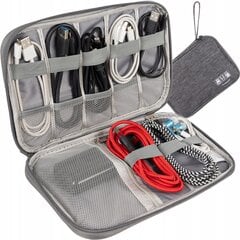 Дорожная сумка-органайзер для кабелей, 24 x 17 x 2,5 см цена и информация | Рюкзаки и сумки | 220.lv
