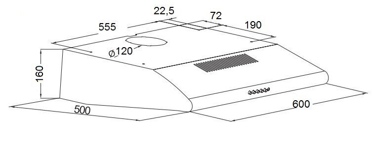 Maan KAT2224 cena un informācija | Tvaika nosūcēji | 220.lv