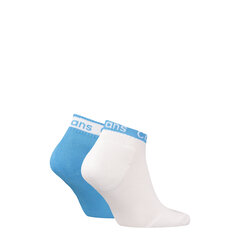 Носки Calvin Klein, 2 пары, синие, белые, 100001807 007 18854 цена и информация | Мужские носки | 220.lv