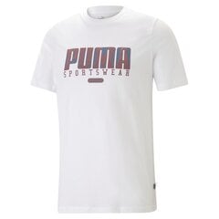 Puma T-krekls vīriešiem, balts цена и информация | Мужские футболки | 220.lv