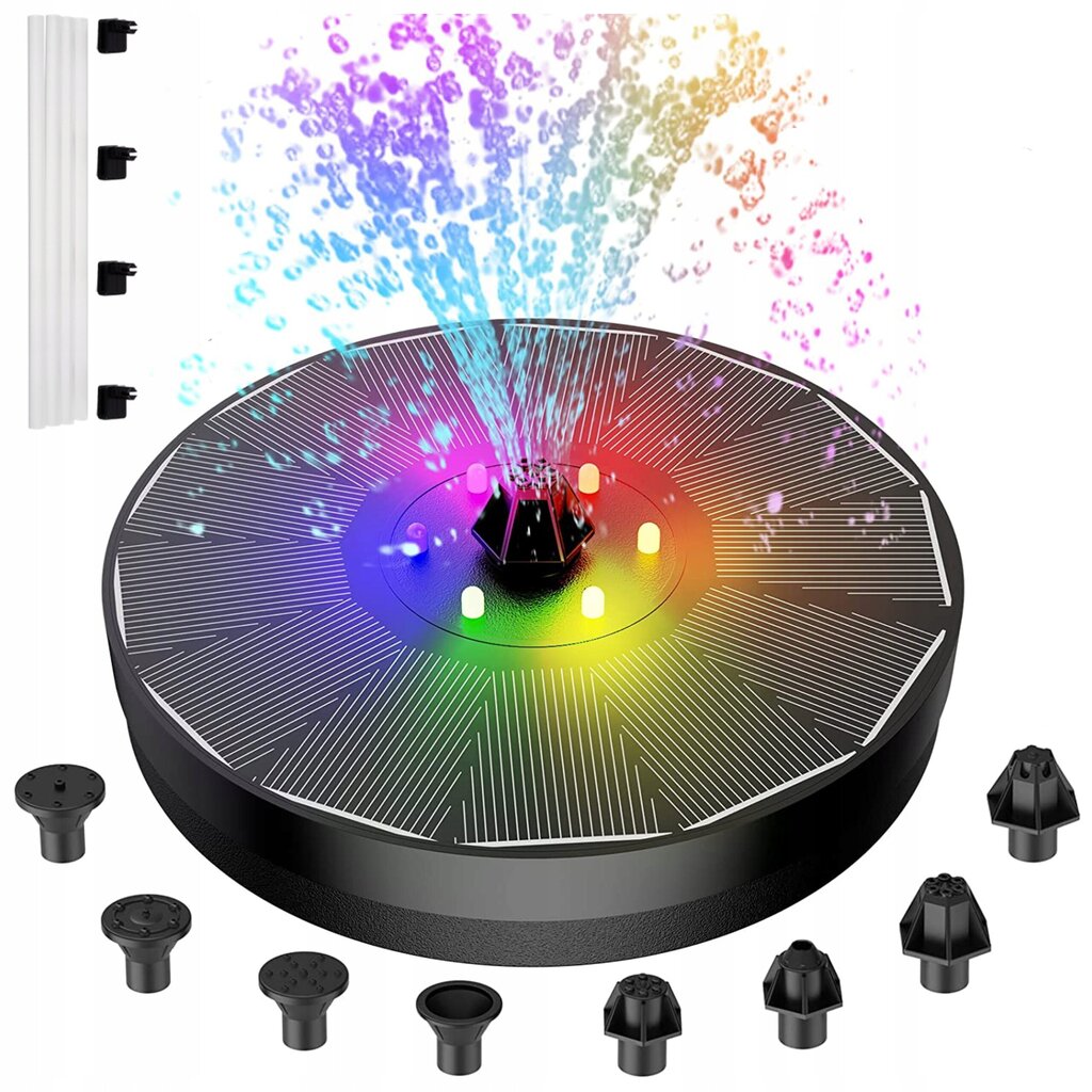 LED dārza strūklaka, 1 gab. cena un informācija | Dārza dekori | 220.lv