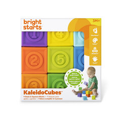 Kubiņu komplekts Bright Starts, 9 gab. cena un informācija | Rotaļlietas zīdaiņiem | 220.lv
