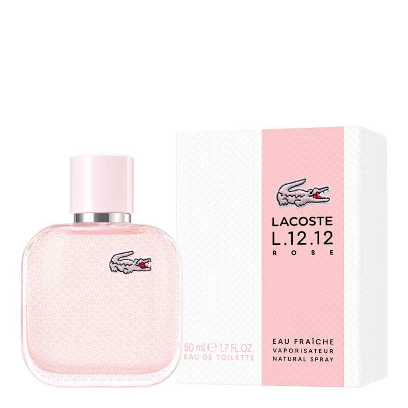 Tualetes ūdens Lacoste L.12.12 Rose Fraiche EDT sievietēm, 100 ml cena un informācija | Sieviešu smaržas | 220.lv