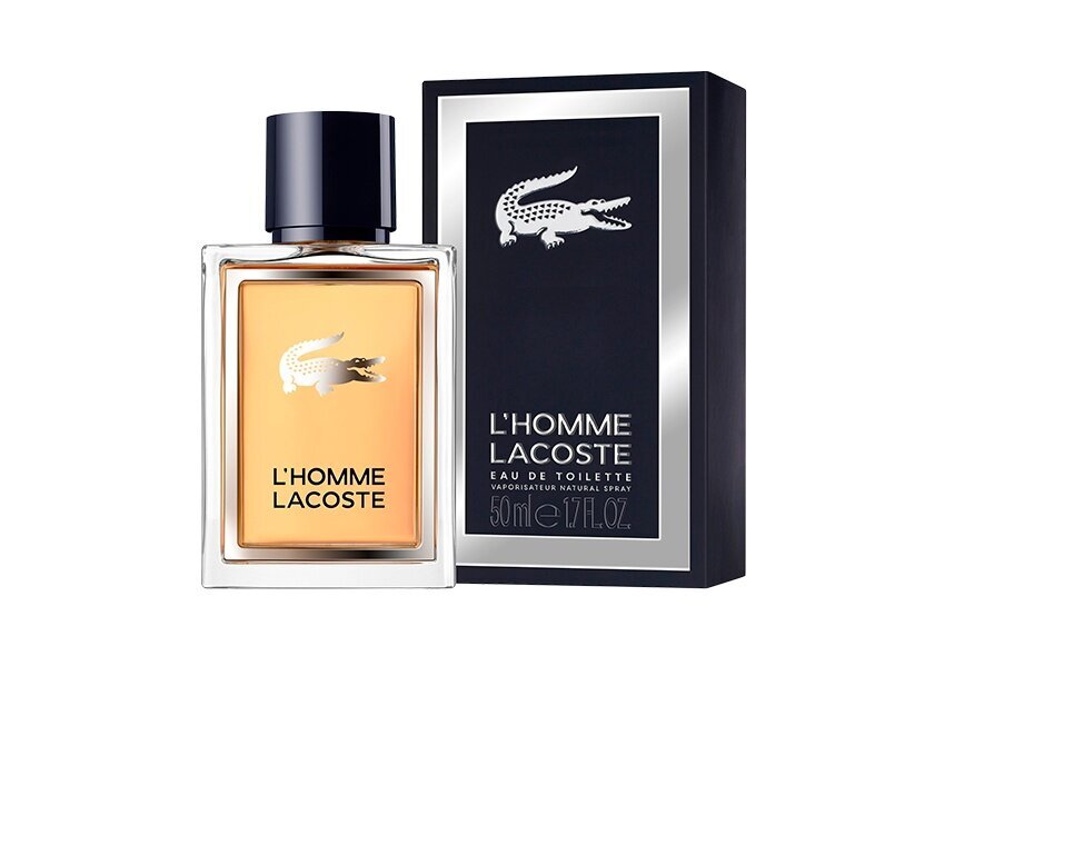 Tualetes ūdens Lacoste L'Homme EDT vīriešiem, 50 ml cena un informācija | Vīriešu smaržas | 220.lv