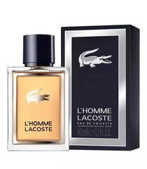 Tualetes ūdens Lacoste L'Homme EDT vīriešiem, 100 ml cena un informācija | Vīriešu smaržas | 220.lv