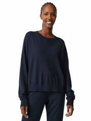 Tommy Hilfiger džemperis sievietēm Knitted Lounge TH Monogram Desert Sky UW0UW03935DW5, zils цена и информация | Женские кофты | 220.lv
