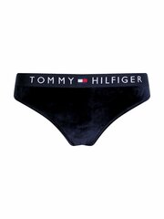 Biksītes TOMMY HILFIGER Bikini Velour Black UW0UW03982BDS cena un informācija | Sieviešu biksītes | 220.lv