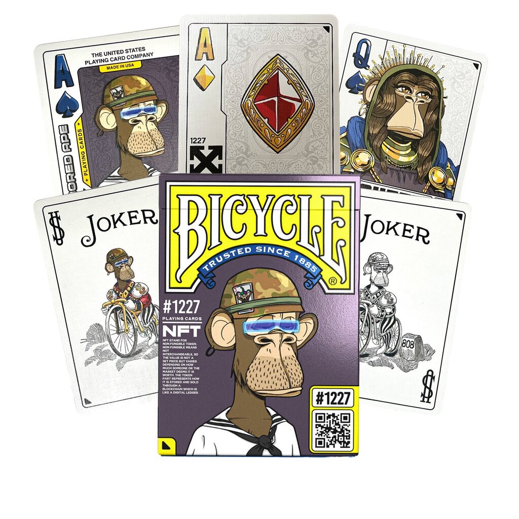 Spēļu kārtis Bicycle Bored Ape #1227 цена и информация | Azartspēles, pokers | 220.lv