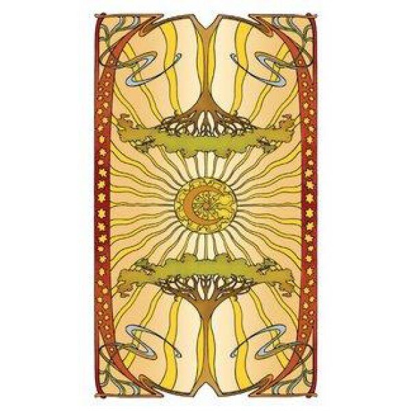 Zelta mini kartes Golden Art Nouveau Tarot cena un informācija | Ezotērika | 220.lv