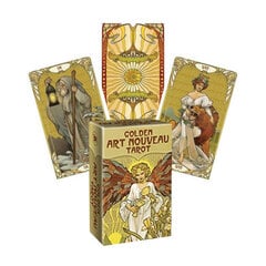 Золотые мини-карты Golden Art Nouveau Tarot цена и информация | Эзотерика | 220.lv