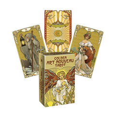 Zelta mini kartes Golden Art Nouveau Tarot cena un informācija | Ezotērika | 220.lv