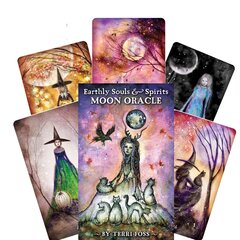 Kārtis Earthly Souls & Spirits Moon Oracle cena un informācija | Galda spēles | 220.lv