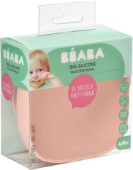 Миска Beaba с нескользящим покрытием, 4+ месяцев, розового цвета цена и информация | Детская посуда, контейнеры для молока и еды | 220.lv
