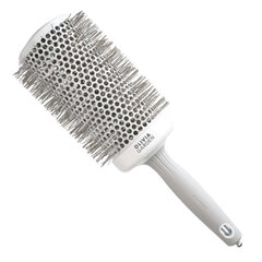Olivia Garden Expert Blowout Speed XL White & Grey - Расческа для укладки волос с удлиненным корпусом, 65 мм. цена и информация | Расчески, щетки для волос, ножницы | 220.lv