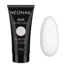 NeoNail Duo АкрилГель Perfect Clear Прозрачный 30г цена и информация | Средства для маникюра и педикюра | 220.lv