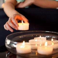 Spaas Candles Clearlights tējas sveces 24 gab. cena un informācija | Sveces un svečturi | 220.lv