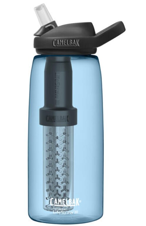 Pudele Camelbak Eddy+ Life Straw, 1000 ml cena un informācija | Ūdens pudeles | 220.lv