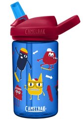 Pudele CamelBak Eddy+ Kids Skate Monsters, 400 ml cena un informācija | Ūdens pudeles | 220.lv