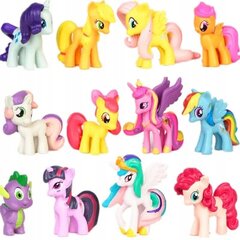Набор фигурок My Little Pony из 12 штук цена и информация | Игрушки для девочек | 220.lv