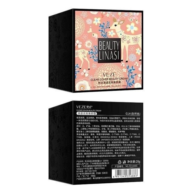 BB krēms Veze Beauty Linasi Cream, Ivory 02, 20 g цена и информация | Grima bāzes, tonālie krēmi, pūderi | 220.lv