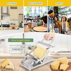 Нарезка для сыра, масла, тостов, мяса и фруктов Huanyu цена и информация | Ломтерезки, точилки для ножей | 220.lv