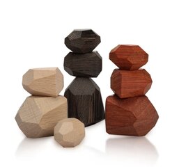 Montessori koka akmeņi cena un informācija | Rotaļlietas meitenēm | 220.lv