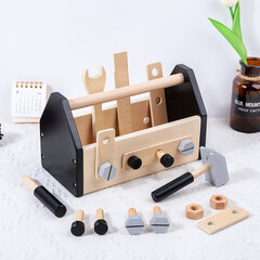 Деревянный ящик для инструментов для детей цена и информация | Игрушки для мальчиков | 220.lv