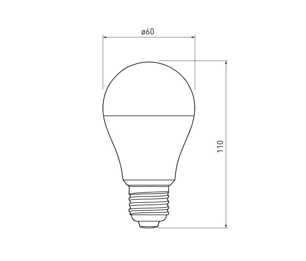 LED spuldze RGBW, GTV, LD-PC2A60RGBW-9W cena un informācija | Spuldzes | 220.lv