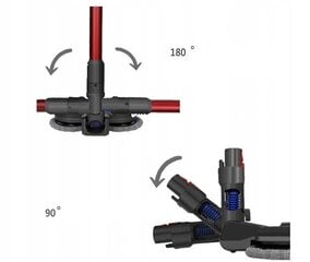 ЩЕТКА ДЛЯ ПОЛА С НАСАДКОЙ ДЛЯ ЭЛЕКТРИЧЕСКОЙ ШВАБРЫ, С DYSON V7 V8 V10 V11 V15 цена и информация | Аксессуары для пылесосов | 220.lv