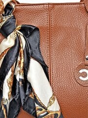 Carla Ferreri SS24 CF 1750 COGNAC ādas soma cena un informācija | Sieviešu somas | 220.lv