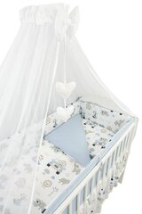 Bērnu gultas veļa, 6 daļas, zila cena un informācija | Bērnu gultas veļa | 220.lv