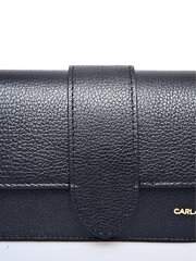Carla Ferreri SS24 CF 1833T NERO кожаная сумка цена и информация | Женские сумки | 220.lv