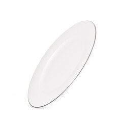 Fissman фарфоровая тарелка Platinum, 20 см цена и информация | Посуда, тарелки, обеденные сервизы | 220.lv