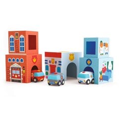 Kluču spēle ar automašīnām - Pilsēta, Djeco DJ09120 cena un informācija | Rotaļlietas zīdaiņiem | 220.lv