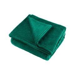 шерстяное одеяло 200х220 см teesa, зеленый цена и информация | Покрывала, пледы | 220.lv