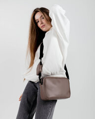 Сумка Milinal "Crossbody bag", эко кожа коричневая цена и информация | Женские сумки | 220.lv
