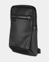 Сумка Milinal "Shuttle Uno Bag", экокожа, черная цена и информация | Мужские сумки | 220.lv