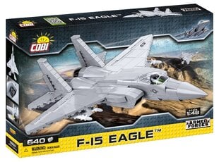 Konstruktors Cobi Armed Forces F-15 Eagle 590kl 5803 cena un informācija | Konstruktori | 220.lv