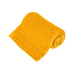 шерстяное одеяло 150x200 см teesa - желтый цена и информация | Покрывала, пледы | 220.lv